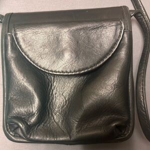 Hobo International Black Vintage Mini Leather Crossbody Purse